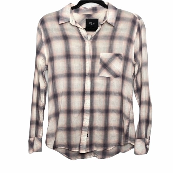 Rails Charlie Plaid Lightweight Button Up Shirt - Picture 1 of 5